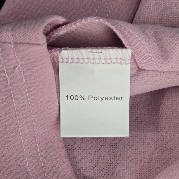 NWT Girl's Rose Pink Textured Knit Tiered Flutter Sleeve Ruffle A-Line Dress 4T - Picture 5 of 5